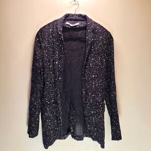 Diane Von Furstenberg Vintage Galaxy Crepe Jacket Blazer - Size 8